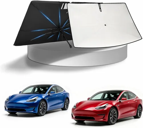 Miniatura 216 de KUST Parasol para parabrisas para Audi Q8 2019-2023 2024 2025 2026, accesorios de ventana, parasol plegable, bloquea los rayos UV, mantiene