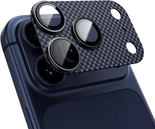 BENKS ArmorWarrior - Protector de lente de cámara para iPhone 17 Pro, vidrio templado recubierto de AR con fibra de aramida, resistente a los Aurora