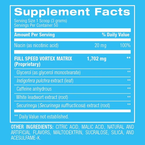 Miniatura 6 de BPI Sports 1.M.R Ultra Concentrado polvo para antes del ejercicio, 4.9 oz., Azul Raz, 1, 1