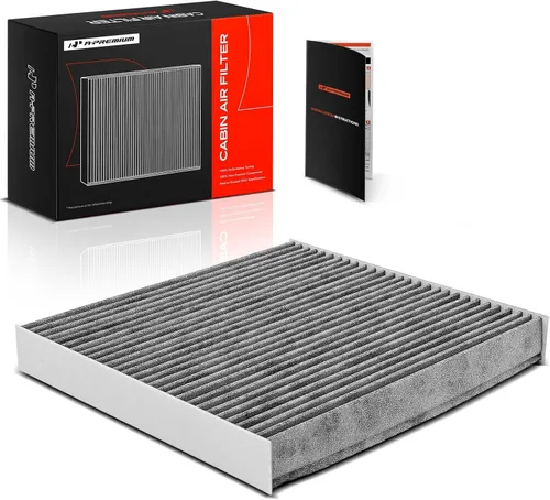 A-Premium Filtro de aire de cabina con carbón activado compatible con Honda y Acura - Civic, CR-V, CRV, Accord, Odyssey, CSX, ILX, MDX, RDX, TLX
