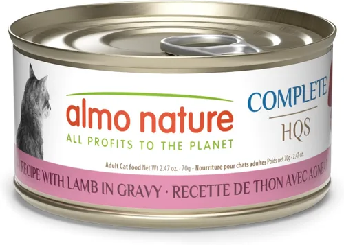 Miniatura 11 de almo nature HQS Complete CAT - Receta de atún húmedo para gatos con calabaza en salsa, comida para gatos sin granos, 9.87 onzas (paquete de 24)