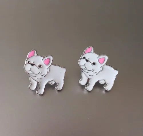 Miniatura 28 de Broche de perro carlino encantador para mascotas, broche de ramillete de metal, placa de identificación para perro, regalo de cumpleaños de Navidad
