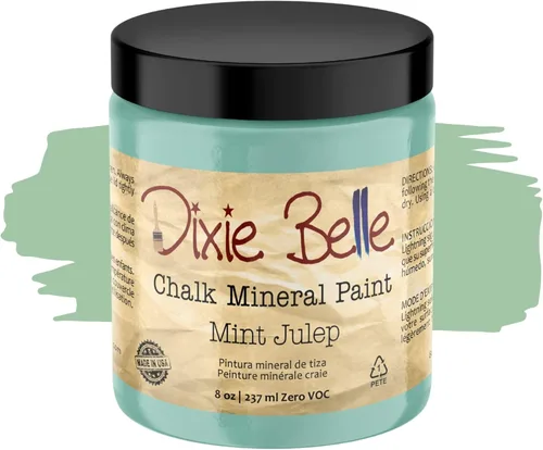 Miniatura 87 de Dixie Belle Paint Company - Pintura con acabado de tiza para muebles, color negro (Caviar), 1 galón, 128 fl oz, pintura mineral color rosa intenso