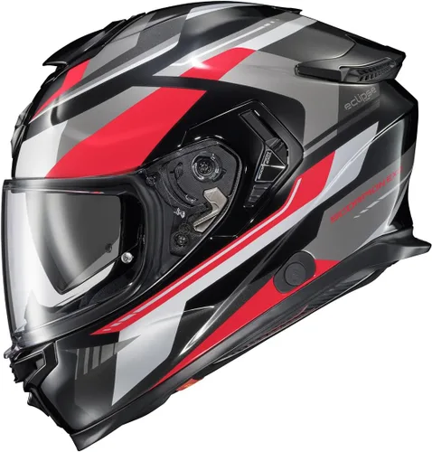 Miniatura 7 de ScorpionEXO Eclipse - Casco de motocicleta de cara completa con escudo listo para Pinlock, bolsillos para altavoces listos para Bluetooth, serie