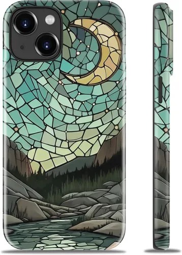 Miniatura 10 de Goodon para iPhone 17 Pro, Funda Estética de Gato Negro y Niña Naranja, Compatible con Magsafe, Funda Protectora Retro Única y Moderna de Silicona