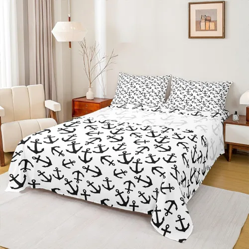 Miniatura 26 de Manfei Juego de sábanas de dibujos animados para niños, tamaño individual, bonito juego de ropa de cama de animales y mascotas, decoración