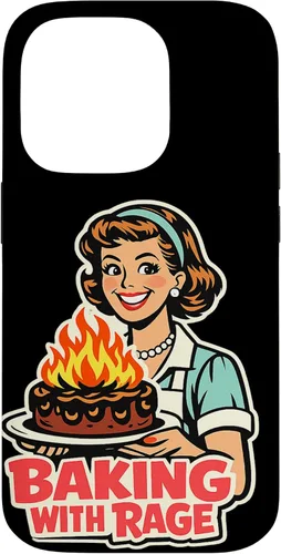 Miniatura 17 de Baking with Rage Retro 1950s Housewife Pop Art Humor Case for iPhone 17
