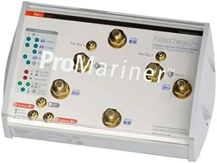 ProMariner ProIsoCharge - Aislador de batería de 130 amperios, 2 altas, 4 bates - 12 V