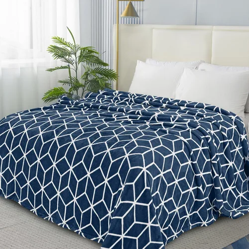 Miniatura 26 de Elegant Comfort Manta ultrasuave de microterciopelo de lujo, suave, mullida, tamaño matrimonial/queen, verde