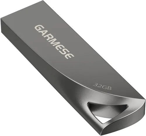 Miniatura 10 de Paquete de 5 unidades flash USB de 8 GB, unidad de pulgar USB 2.0 impermeable de metal, memoria delgada y duradera con llavero para PC, laptop