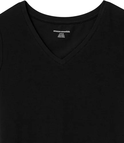 Miniatura 6 de Tienda Essentials Women's Classic-Fit Short-Sleeve V-Neck T-Shirt, (Available in Plus Size), Multipacks