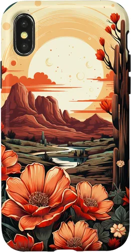 Miniatura 5 de Retro Flower Cactus, Aesthetic, Western Boho Wildflower Case for iPhone 17