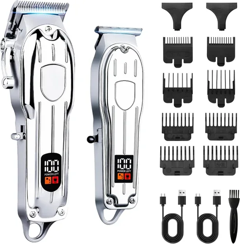 Cortapelos para hombres, recortadora de barba para hombres, juego de cortapelos eléctrico profesional, cortapelos eléctrico para hombres,