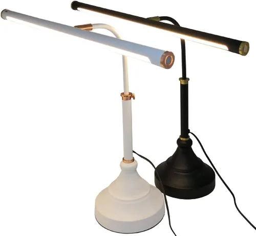 Miniatura 7 de HomeFocus - Lámpara de piano, lámpara de piano, lámpara de música, luz de lectura para el cuidado de los ojos, lámpara de escritorio, negro
