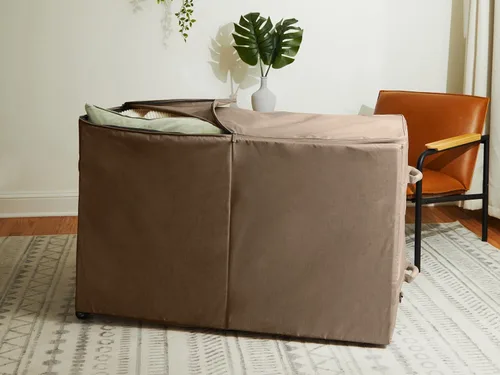 Miniatura 4 de Covermates Keepsakes - Bolsa de almacenamiento con estructura rodante, poliéster 600D resistente, ruedas para un fácil transporte, ventana
