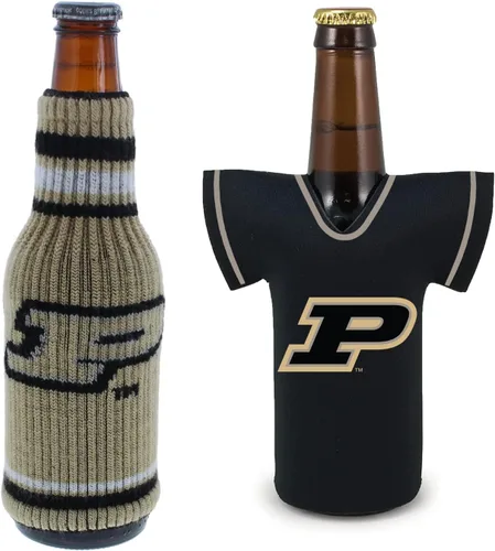 Miniatura 42 de College Team Color Logo Can & Bottle Holder Insulator Beverage Cooler Set