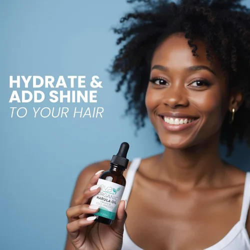 Miniatura 4 de Eva Naturals Aceite de marula – Aceite prensado en frío 100% puro para cara, cabello, piel y cuerpo – Suero facial ligero y de masaje – Hidratante