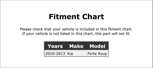 Miniatura 2 de Limpiaparabrisas izquierdo compatible con Kia Forte Koup 2010 2011 2012 2013 PC-1035045