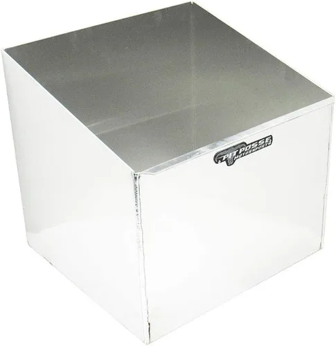 Miniatura 3 de Pit Posse Soporte individual de aluminio 429 para jarra de combustible, fabricado en Estados Unidos, remolque cerrado de carreras, tienda plateado
