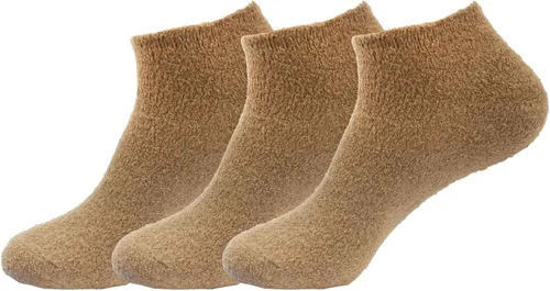 Miniatura 12 de BambooMN Calcetines de spa de nailon mullidos con infusión de aloe para mujer, talla 4-8, aguamarina, 3 pares
