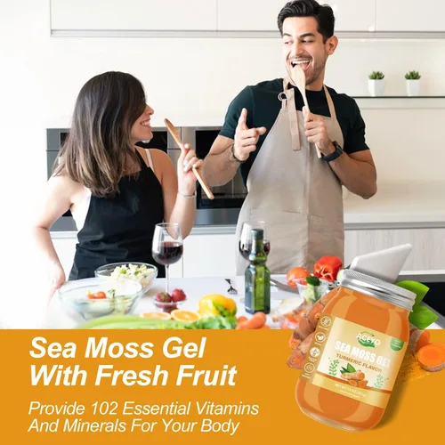 Miniatura 5 de ACEYO (10 OZ) Gel de Musgo Marino 4 en 1, Rico en Minerales y Vitaminas, Refuerzo de Defensa Inmunológica, Sin OMG, Vegano