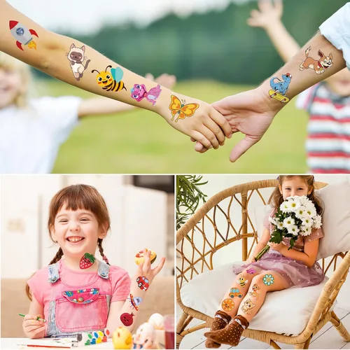 Miniatura 4 de Atuendos del 4 de julio para mujer, paquete de 120 tatuajes patrióticos de bandera de Estados Unidos rojos, blancos y azules para el Día