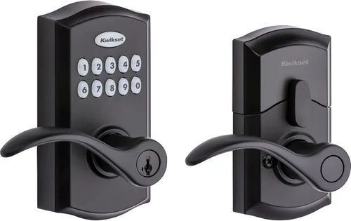 Miniatura 17 de Kwikset SmartCode 955 Pembroke Light Commercial - Palanca Electrónica con Teclado de 10 Botones, con Práctica Entrada sin Llave, 3 Años de Duración