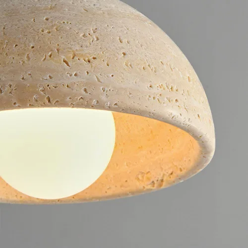 Miniatura 6 de Lámpara colgante nórdica 5.9 in 1 luz mini lámpara de techo ahorro de energía Lámpara colgante de piedra de cueva amarilla natural Iluminación