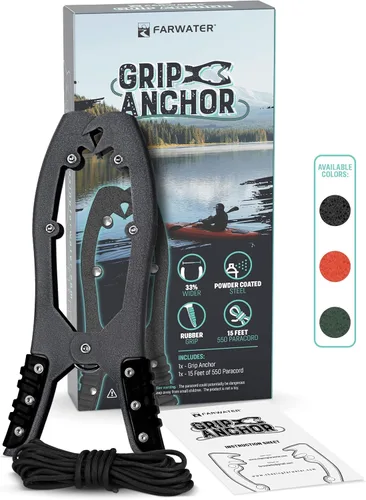 Miniatura 9 de Empuñadura de anclaje para canoa – barco, tubo de flotador y accesorios de pesca en kayak, equipo de kayak – Anclaje de abrazadera de cepillo