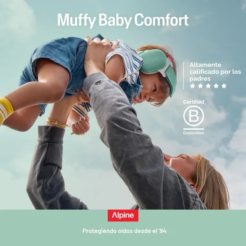 Miniatura 10 de Alpine Muffy Baby Comfort - Protege la audición para bebés y niños pequeños - Certificado CE y ANSI - Diadema para un ajuste seguro y comodidad