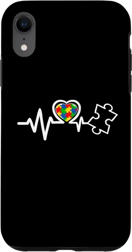 Miniatura 25 de Heart Puzzle Piece Heartbeat Cool Autism Awareness Case for iPhone 16
