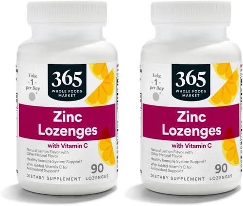 Miniatura 8 de 365 por Whole Foods Market, vitamina C y zinc para la inmunidad, 90