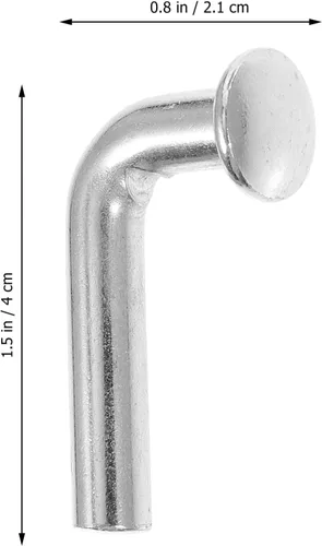 Miniatura 2 de Perno de seguridad para estante de paletización, pasador de gota de hierro universal, pasador de seguridad de perno en J resistente, perno