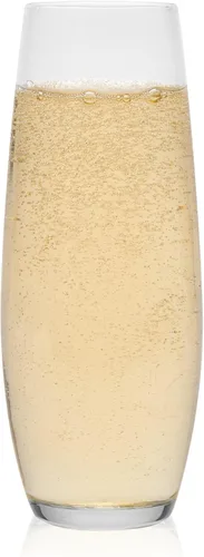 Miniatura 7 de Libbey copa de 8.5 oz. Copa de champagne sin pie, juego de 12 unidades, Claro, Transparente Flauta sin tallo 12