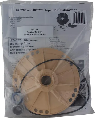 Miniatura 2 de Kit de servicio para bomba de chorro de pozo poco profundo de 1 HP, modelo 023770