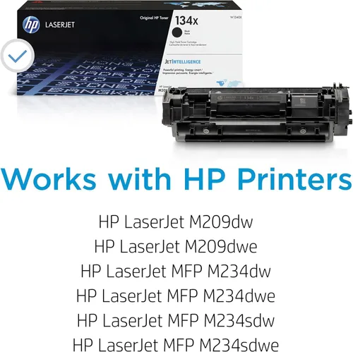 Miniatura 2 de HP 134X (W1340XD1) Cartucho Original Negro Toner 2-Pack para M209/M234 Series