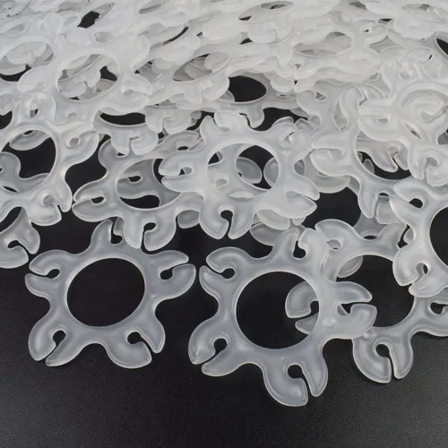 Miniatura 3 de Miliocry 100 clips de arco de globos, clips de globo reutilizables para arco de globos, suministros de globos de plástico para soporte, clips