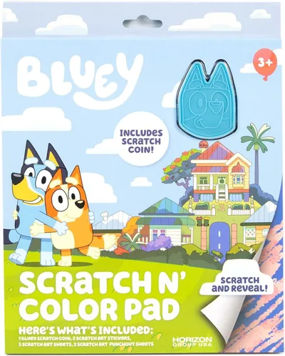 Miniatura 8 de Horizon Group USA Baby Shark Ultimate Scratch 'N Color - Juego de 56 actividades artísticas para rascar, incluyendo calcomanías, formas 3D y más