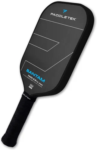Miniatura 8 de Paddletek Bantam TKO-CX - Paletas de pickleball de 0.563 in con núcleo de panal de polímero - Fibra de carbono unidireccional - Peso torsional