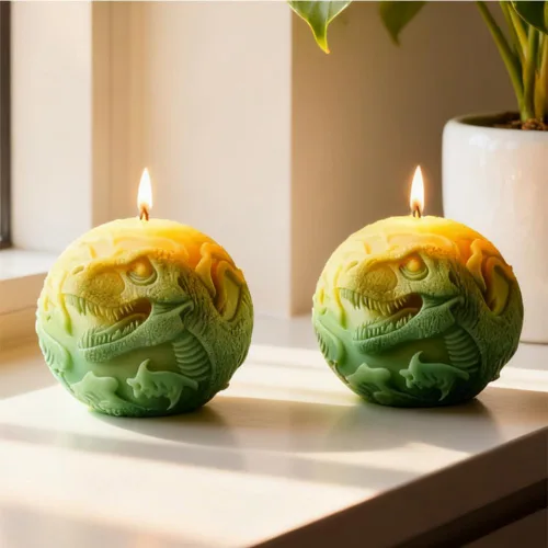 Miniatura 10 de Konrisa Moldes de vela de burbujas 3D, moldes de silicona con 15 cavidades para hacer velas de cera de soja, moldes de pastel de burbujas