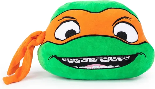 Miniatura 5 de Jay Franco Nickelodeon Teenage Mutant Ninja Turtles Mutant Mayhem Michaelangelo Nogginz - Juego de manta y almohada de felpa de 40 x 50 pulgadas
