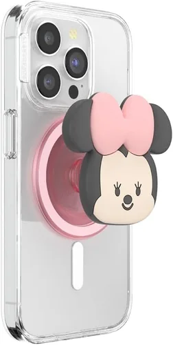 Miniatura 42 de PopSockets - Agarre para teléfono con soporte expandible, agarre adhesivo, Disney - Peekaboo Minnie