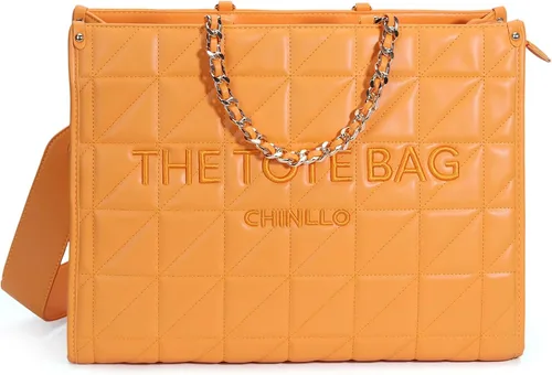 Miniatura 18 de Chinllo - Bolso de mano para mujer, bolsa satchel con asa superior y correa para el hombro