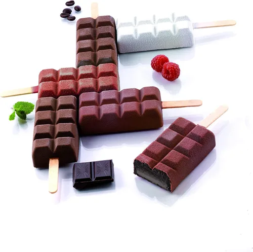 Miniatura 2 de Silikomart Molde de silicona para barra de helado, juego de 2, Chocostick