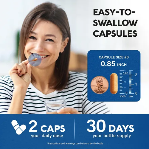 Miniatura 7 de Vitaminas oculares – Suplementos de luteína y zeaxantina – Suplemento a base de AREDS2 para personas mayores y adultos – Salud ocular y apoyo visual