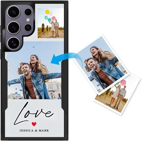 Miniatura 150 de Funda protectora personalizada para Samsung Galaxy S22 Ultra 5G (versión 2022), funda protectora de doble capa resistente con múltiples fotos, a