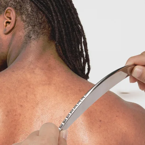 Miniatura 4 de Gua Sha - Rascador muscular de acero inoxidable para el cuidado del cuerpo, masaje Guasha todo en uno, terapia física de tejidos blandos