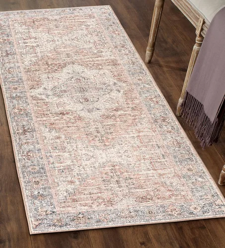 Miniatura 55 de ReaLife Rugs Alfombra pasillo lavable a máquina - Sala de estar, dormitorio, baño, cocina, entrada, oficina - Acolchada de pelo bajo, resistente a