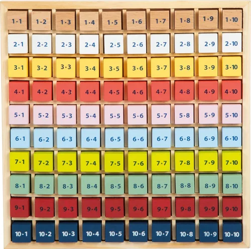 Miniatura 2 de small foot Wooden toys Small Foot Wooden Toys Learning Multiplication Table "Educate" juguete educativo diseñado para niños a partir de 6 años