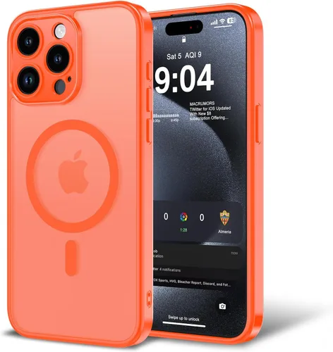 Miniatura 78 de Funda para iPhone 11 con protector de pantalla, compatible con MagSafe, ultra delgada, translúcida, mate, a prueba de golpes, color negro
